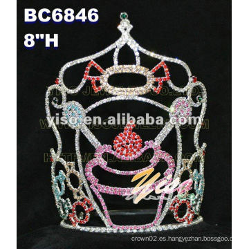 Tiara de diamantes de imitación